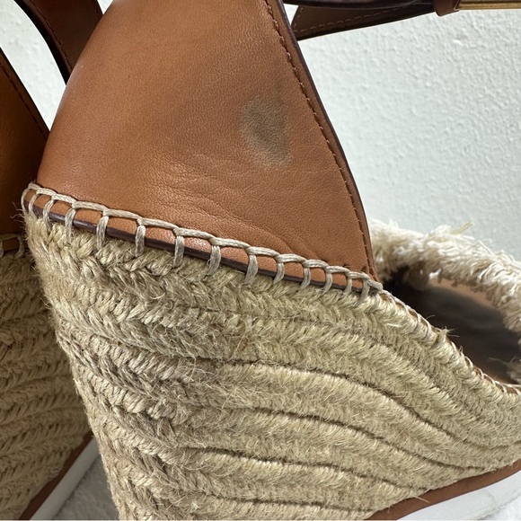 See By Chloe Glyn Fringe Wedge Sandals in Cream Platform - Picture 10 of 13